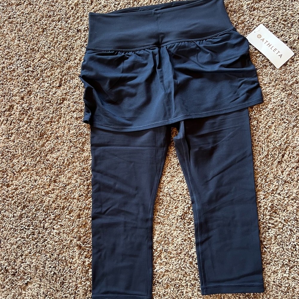 Athleta Women’s Navy Blue Skirted Leggings